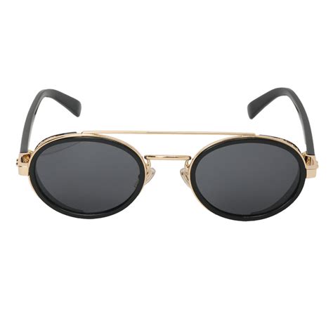 Oval Sunglasses Tonie/S 2M2IR Black/Gold 51mm – Confidential Couture