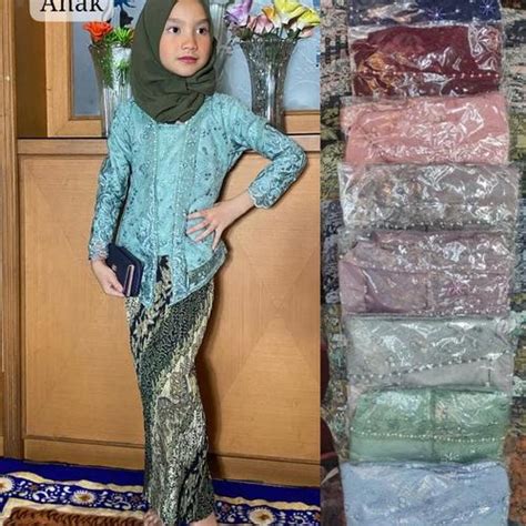 Jual Kebaya Kutu Baru Anak SD Umur 3-12 Tahun - Navy, Atasan XXL ...