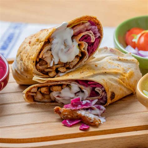 Shawarma Lebanese Food Lebanese Menu: Shawarma With Tahini Sauce.....