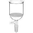 ISKO Borosilicate Glass Buchner Filtering Funnel with Coarse Frit(G1 ...