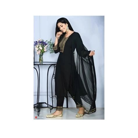 Buy LIBOZA Kurta Set For Women With Dupatta & Pant, Designer ...
