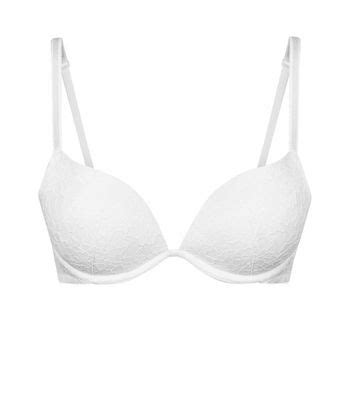 White Lace Push-Up Bra | New Look