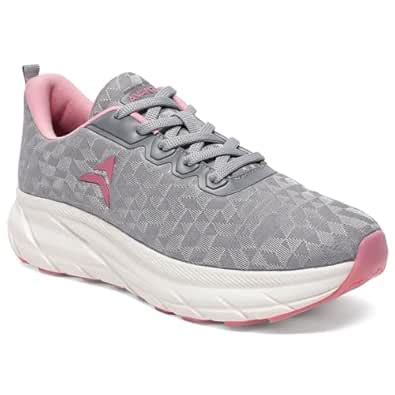 Buy AVANT Women Libra Running Shoes (AVWSH029CL02UK4_Grey/Pink) at ...