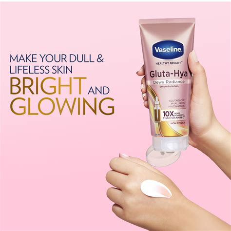 Buy Vaseline Gluta-Hya Dewy Radiance Lotion Bright, Glowing Skin ...