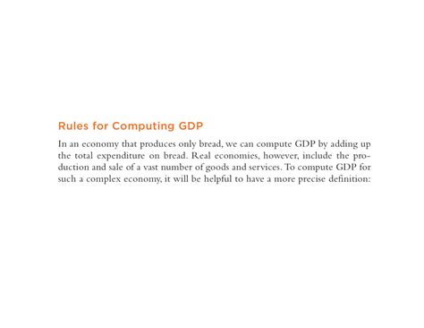 Rules for computing GDP - MACRO ECONOMICS - Studocu