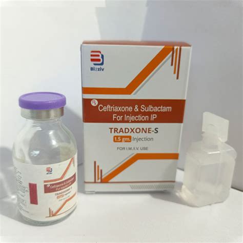 TRADXONE-S 1.5MG Injections Bioziv Healthcare Pvt. Ltd.