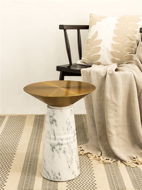 Side Tables | Marble Ebb Table