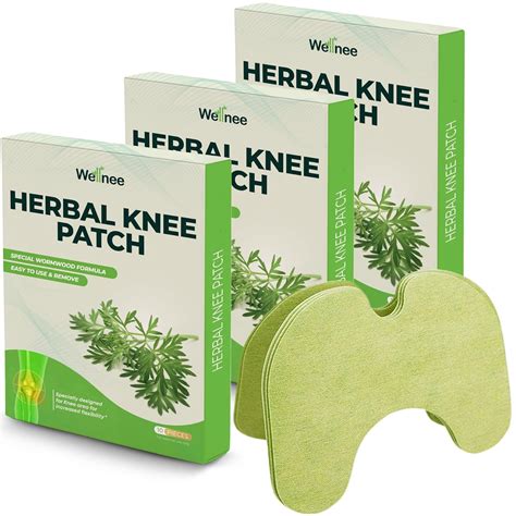 Wellnee Original Herbal Knee Patch - Wellknee Plaster for Knee Support ...