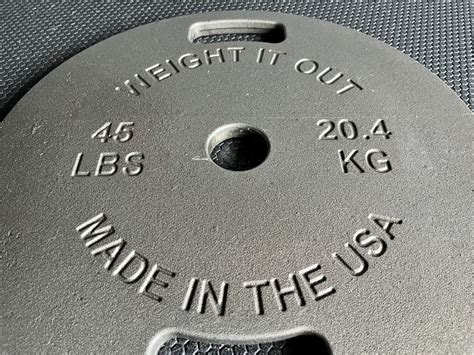 Weight It Out Cast Iron Plates Review : Thinnest Weight Plates