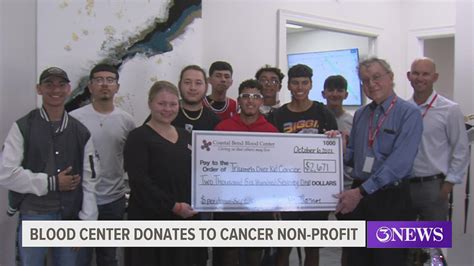 Coastal Bend Blood Center makes big donation to kids with cancer ...