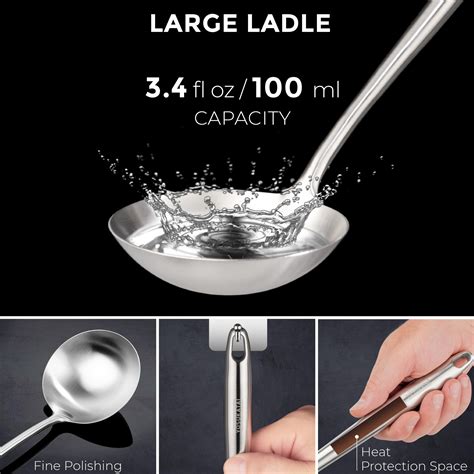 17-inch (43cm) Stainless Steel Wok Spatula & Ladle Set | Yosukata