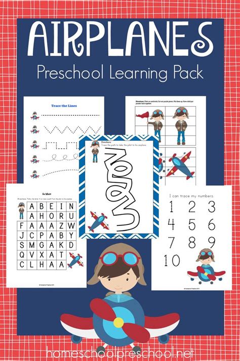 free printable airplane activities
