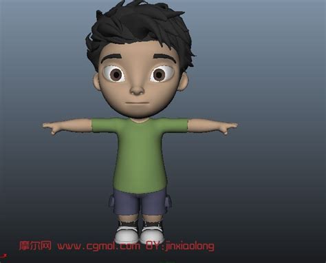 卡通人物 三维建模 maya建模 3D人物 片头制作视频动画|三维|人物/生物|老山羊的家 - 原创作品 - 站酷 (ZCOOL)