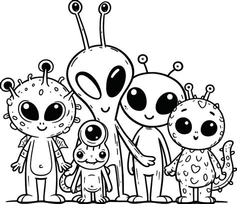 Image result for Alien Coloring Pages