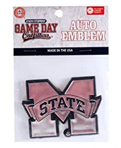 NCAA Mississippi State Bulldogs Car Emblem : Amazon.in: Sports, Fitness ...