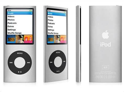 Apple iPod Nano 6th Generation 8GB Silver MC525LL/A AAC WAV MP3 Media ...