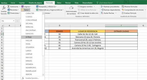 Image result for Formula Extraer En Excel