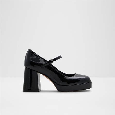 Trowe Women's Black Block Heel Shoes | Aldo Shoes