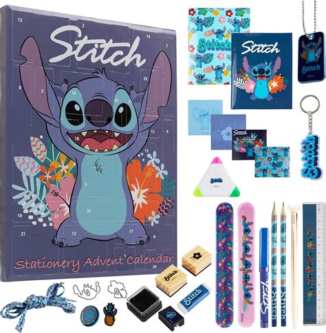 Disney Stitch Advent Calendar 2025 Stationery and Accessories Christmas ...