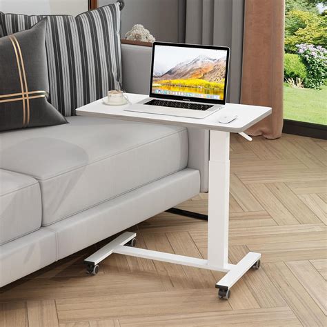TigerDad Pneumatic Adjustable Overbed Table with Gas Spring India | Ubuy
