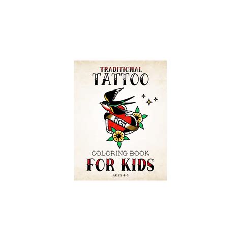 Traditional tattoo coloring book for kids ages 4-8: | Ubuy India