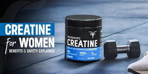 Creatine for Women: Benefits & Safety Explained