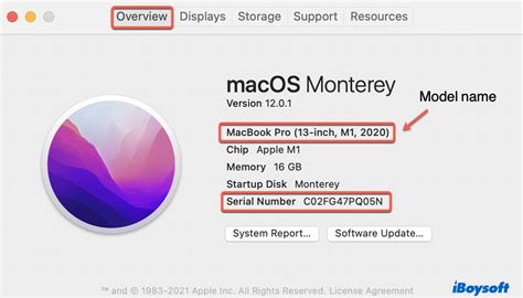 Image result for MacBook Pro Serial Number