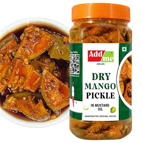 Add me Ghar ka sukha aam ka achar 900gm, Dry Mango Pickle less mustard ...