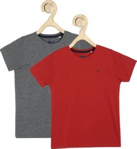 Flipkart.com | Allen Solly Boys Solid Pure Cotton T Shirt - Round Neck