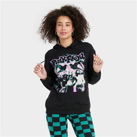 Buy Women's Pink Floyd Graphic Oversized Hoodie - Black M Online at ...