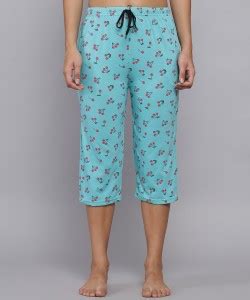 Fit N Fame Women Light Blue Capri - Buy Fit N Fame Women Light Blue ...