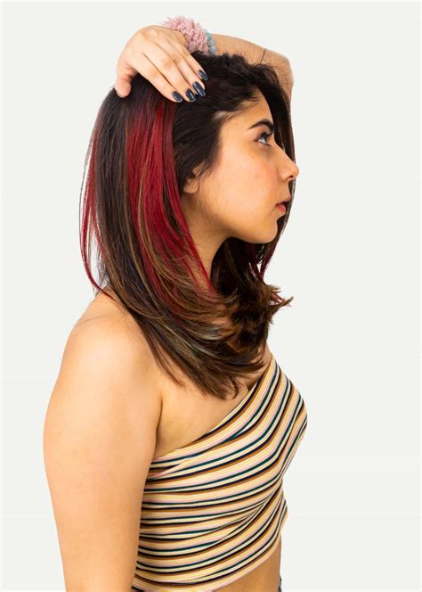Clip in Coloured Hair Streaks – Happy Heads