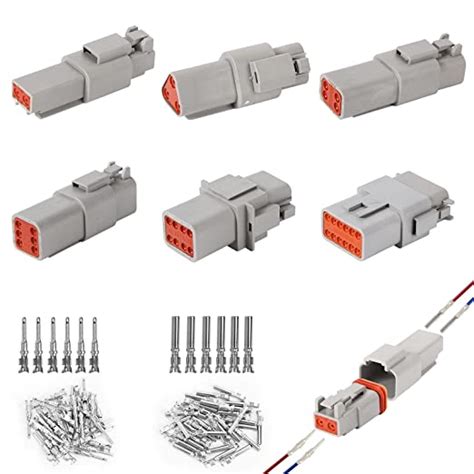 Deutsch DT Connector Kit in 2,3,4,6,8,12 Pin Configurations, Size 16 ...