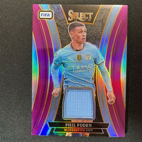 Yahoo!オークション - 2024-25 Panini Select FIFA Phil Foden Jersey ...