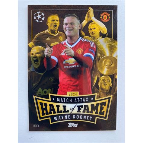 Wayne Rooney Hall Of Fame Match Attax 24/25 football card | Shopee Malaysia
