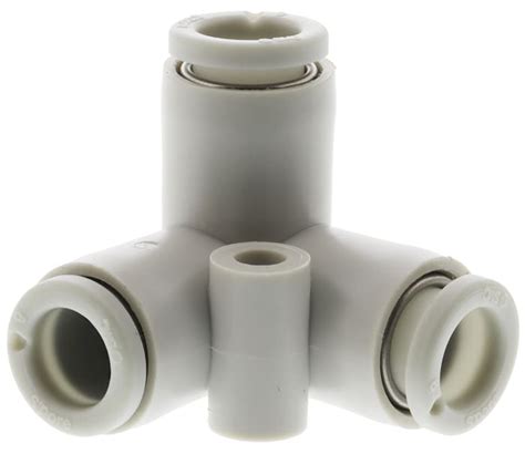 KQ2D06-00A SMC | SMC KQ2 Series Delta Union Tube-to-Tube Adaptor, Push ...