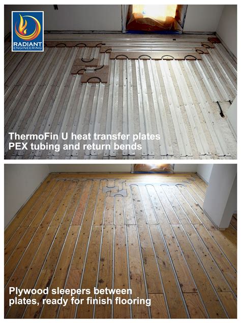 heated wood floor installation - Oneida Culver
