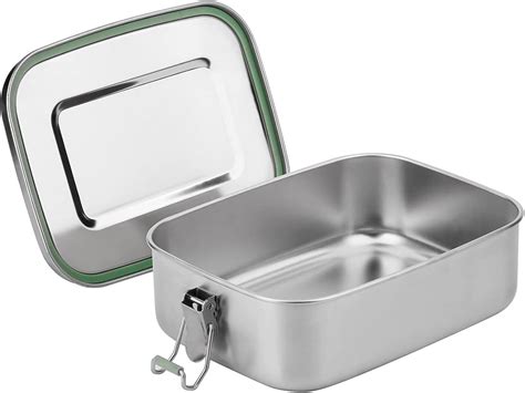 Amazon.com: Stainless Steel Lunch Box - 800ml, Eco & Recyclable Food ...