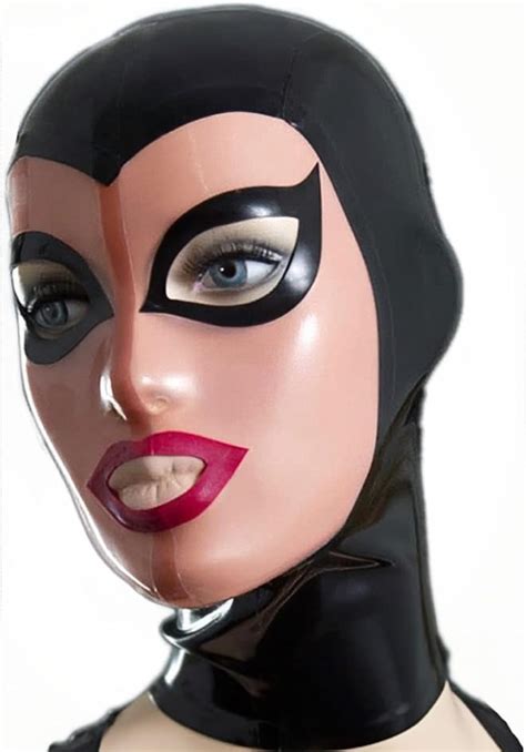 LEIMI Latex Hood Women Gummi Rubber Full Cover Mask India | Ubuy