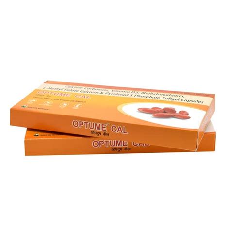 Optume Cal Strip Of 10 Capsules: Uses, Side Effects, Price & Dosage ...