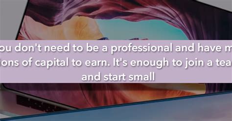 [ Earnings manual for beginners.. ] — Teletype