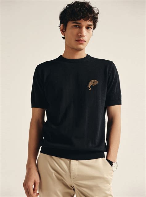 Buy Midnight Black Cotton Crew Tee | Casual Black Solid Crew for Men ...
