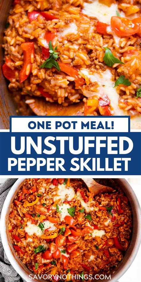 Unstuffed pepper skillet recipe – Artofit