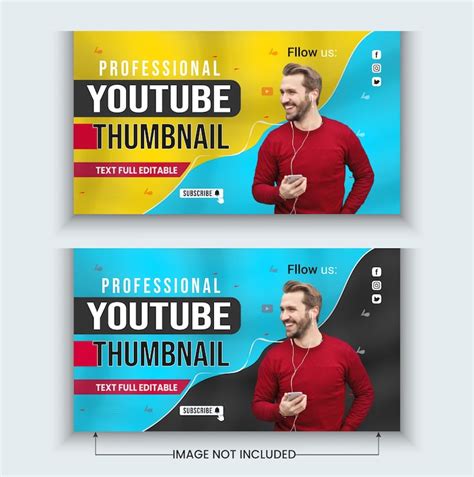 Page 4 | Yt thumbnails Vectors - Download Free High-Quality Vectors ...