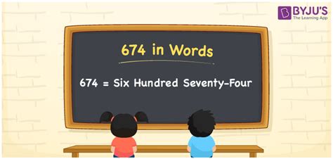 674 in Words | How to Write 674 in English Words