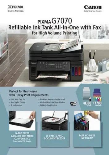 INKTANK PRINTERs & MFPs - Canon Pixma G7070 Printer Trader - Retailer ...