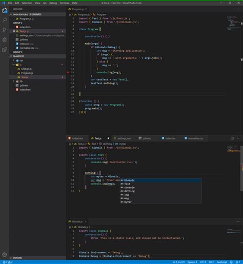 Image result for vs Code Sidebar Show Automatically Hidden