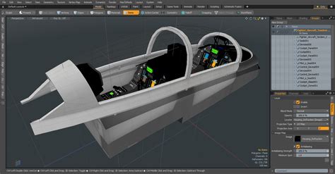 3D Fighter Aircraft Tandem Cockpit | 3D Molier International