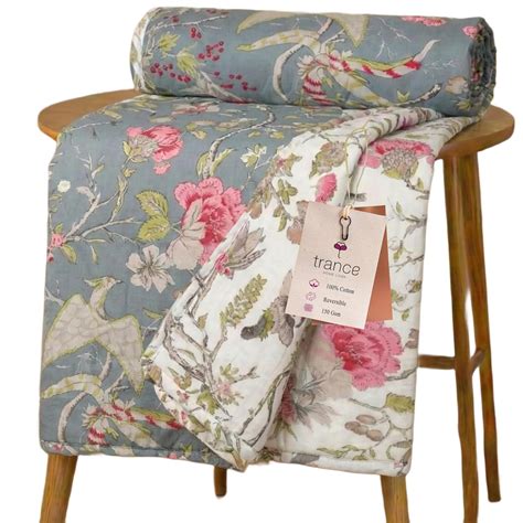 Buy Trance Home Linen Premium 100% Cotton Dohar for Double Bed | 150 ...