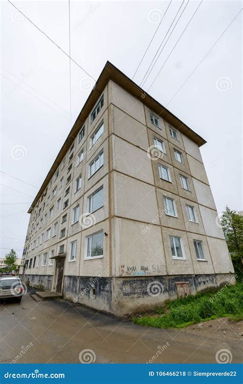 Architecture of Magada, Russian Federation Editorial Stock Photo ...